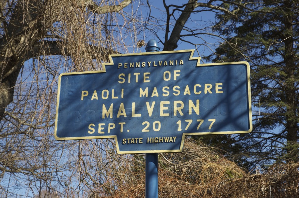 Paoli Massacre Site Keystone Marker Trust
