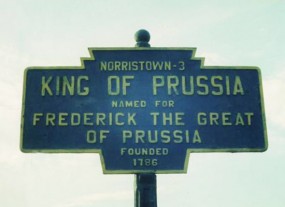 Historic photo ca. 1976, courtesy of the King of Prussia Historical Society.
