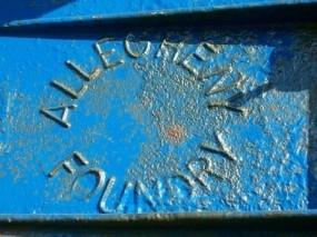 2014 photo by M. Wintermantel shows foundry mark on reverse