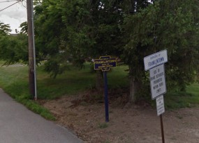 July 2014 Google Streetview image shows the marker has been repainted