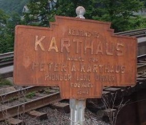 Rusted sign pic undated from PA Roads website.